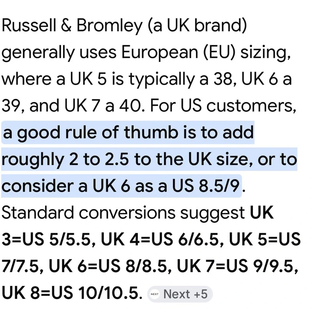 Russell and Bromley prestigious london